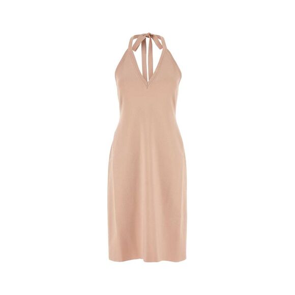 Salvatore Ferragamo Women Pink Stretch Viscose Blend Dress